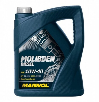 MANNOL 7505 Molibden Diesel 10W-40 SL/CF Масло моторное, 5л