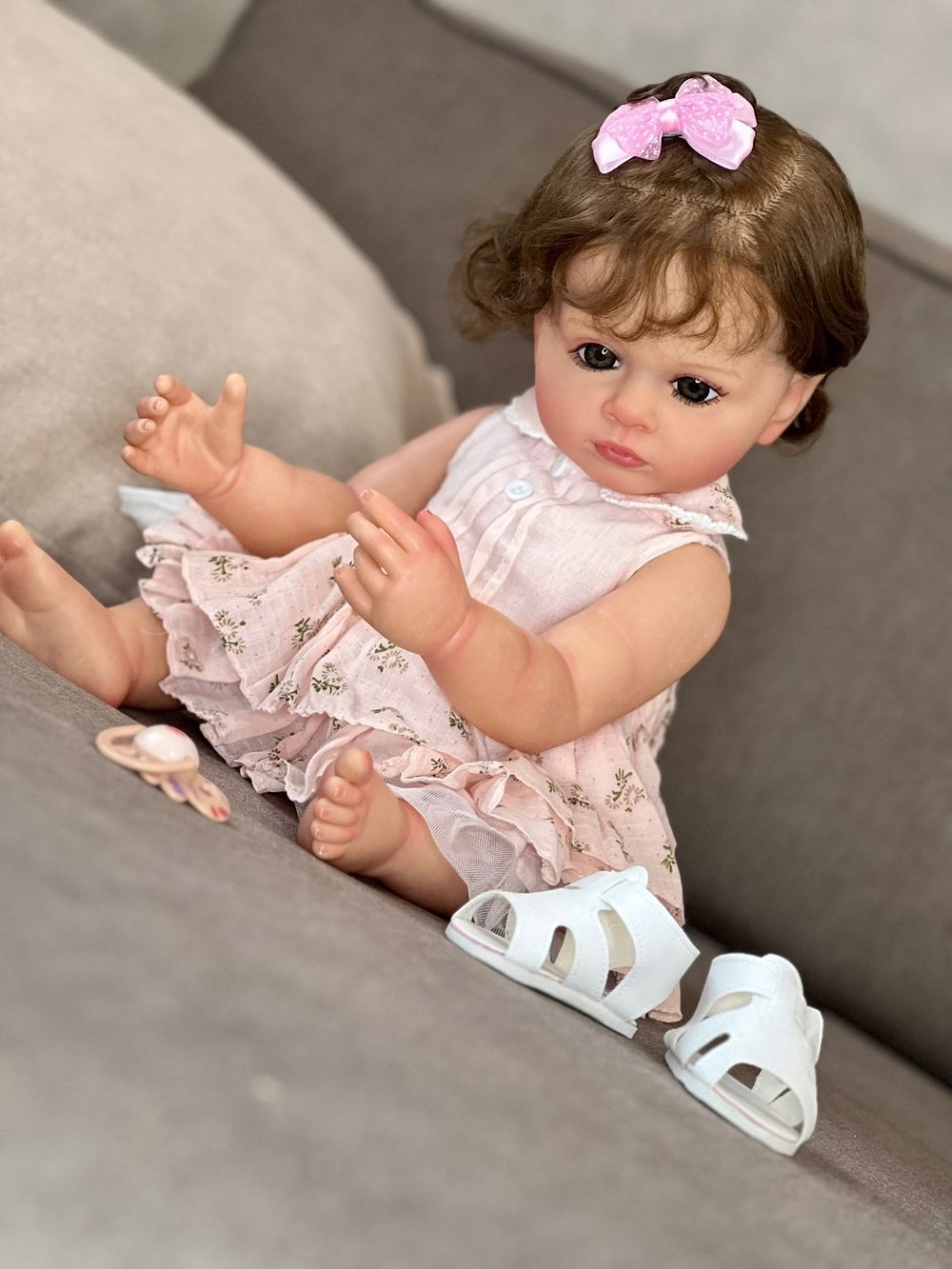 Кукла Реборн виниловая 55см в пакете (FA-280)