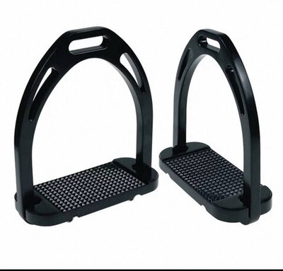 Стремена железные алюминиевые BLACK