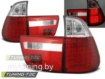 Задние фонари LED RED WHITE для BMW X5 E53