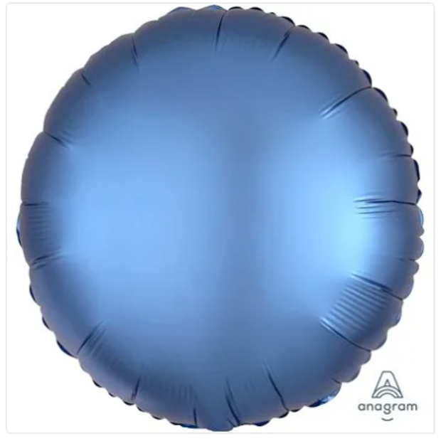 AN Шар КРУГ 45см Сатин Azure