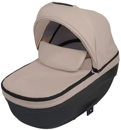 Детская коляска Bexa Ideal Eco 3 в 1 с автокреслом Avionaut Cosmo IE02 черный+св.бежевая кожа