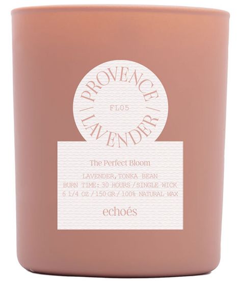 Provence Lavender, свеча Perfect Bloom collection, Echoes
