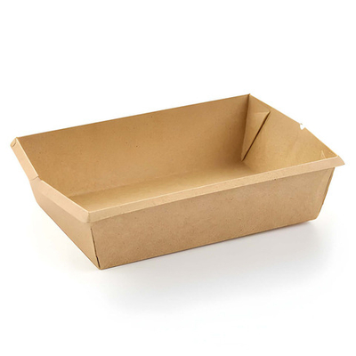 Контейнер бумажный ЛЗ 500 Kraft 160x120x45 мм 500 мл 1/400