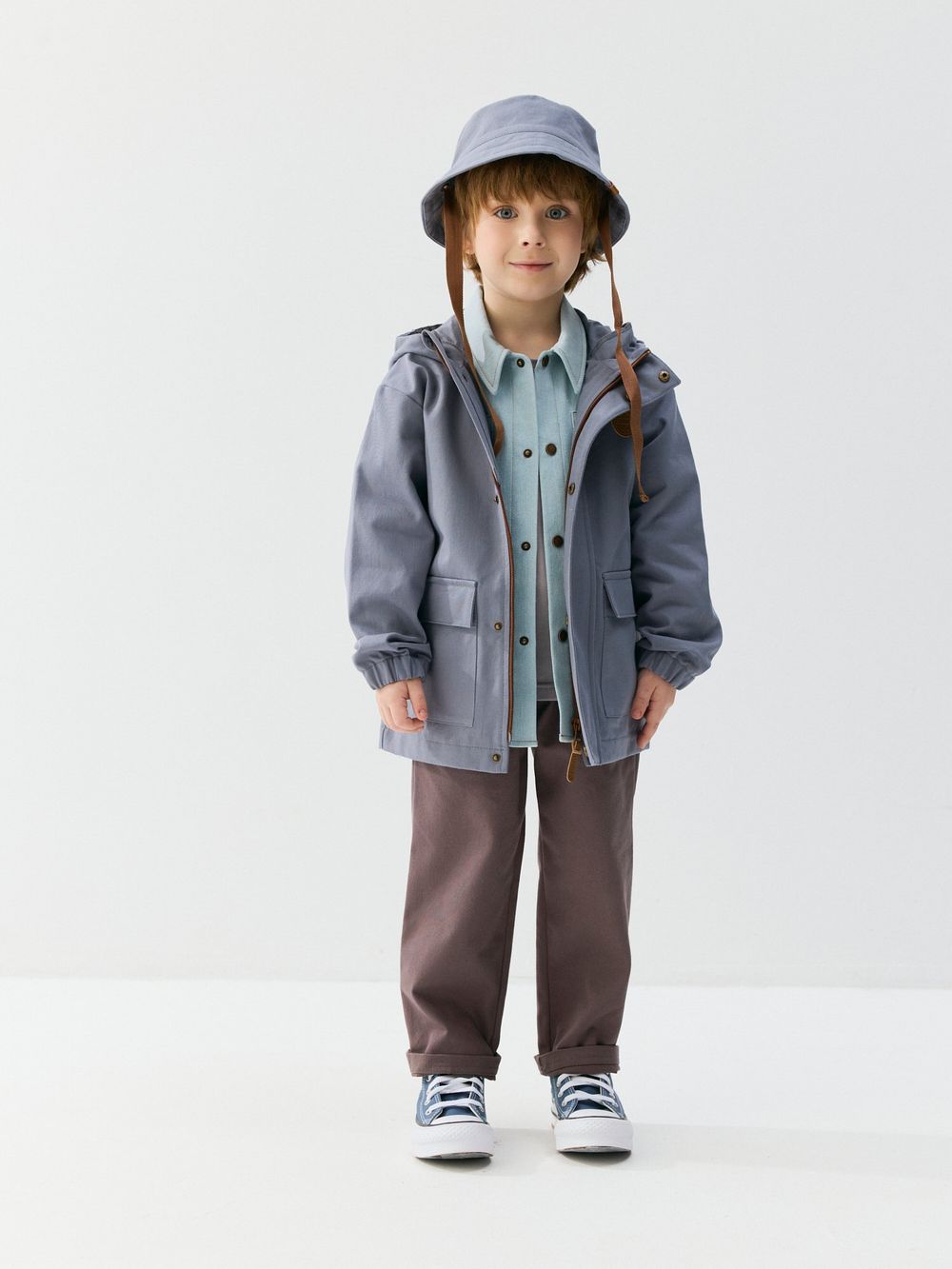 Панама хлопковая "Графит"