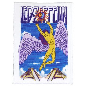 Нашивка Led Zeppelin белая (406)