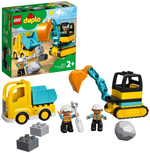 LEGO Грузовик и гусеничный экскаватор 10931, деталей 20 шт