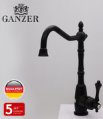 77021-C Смеситель однорычажный для кухни (черный)  GANZER  (6/1шт)
