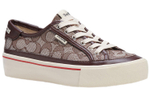 COACH Coach CitySole Citysole leather smooth, simple and comfortable low-cut fashion sneakers women's brown