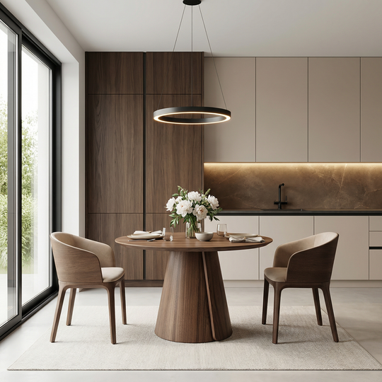 Обеденный стол ROLL WOOD walnut