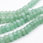 Авантюрин бусины, размер около 8,3*5,5 мм, цена за 15-16 шт (1/4 нити)