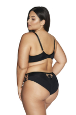 Бюстгальтер Sublime с мягкой чашкой и цветочной вышивкой (Размер: 85C) (Цвет: черный)