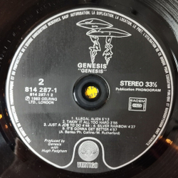 Винтажная виниловая пластинка LP Genesis Mama (France 1983)