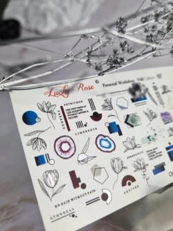 Lucky Rose Слайдеры наклейки для ногтей Foil 97