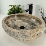 Раковина из оникса Erozy Grey EO-64610 52*42*15 0156