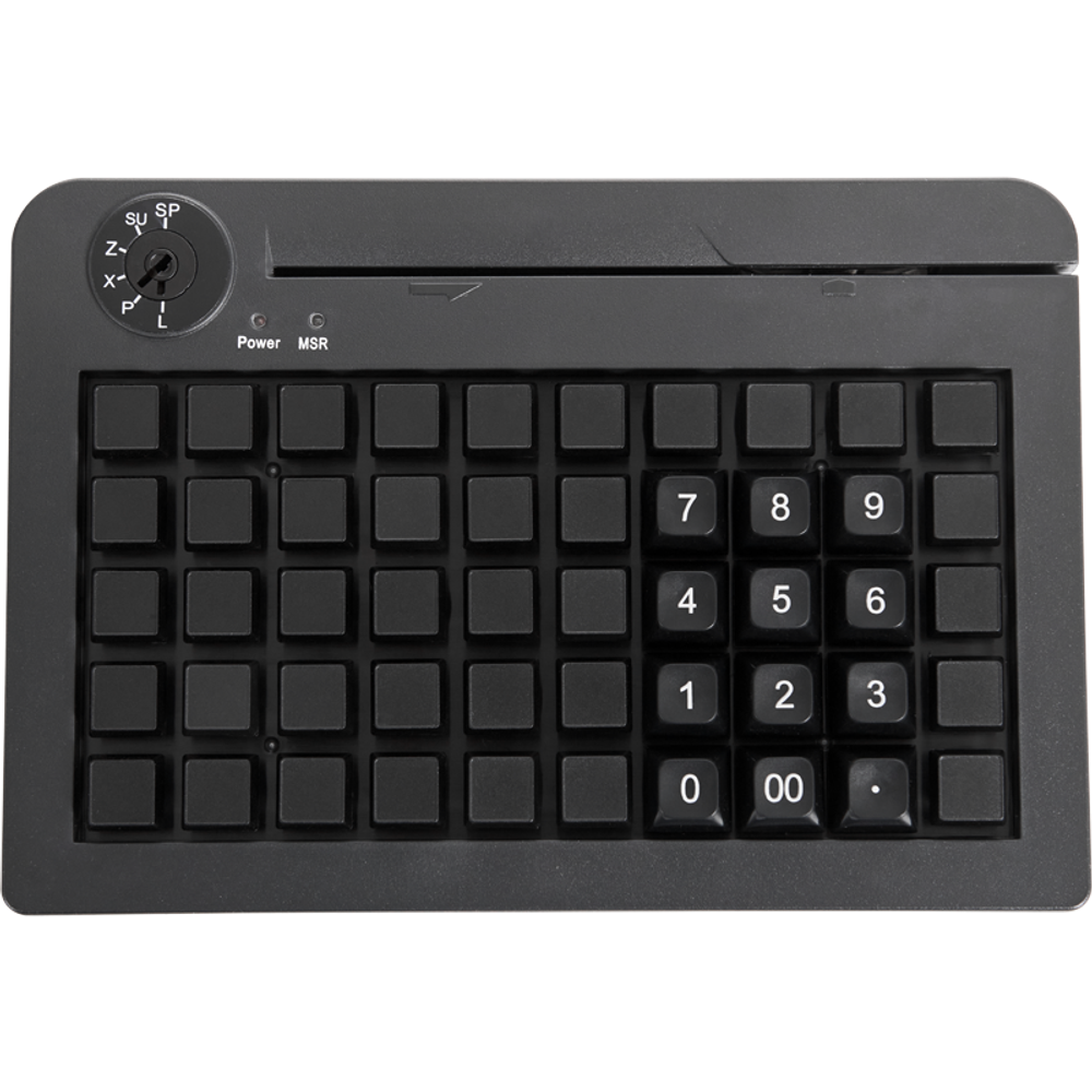 POS клавиатура PayTor KB-50 (USB, MSR, Черный, арт. КB50-BMU)