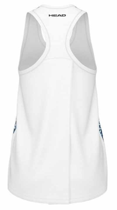 Футболка для девочки теннисная Head Girls Vision Agility Tank Top - print vision/royal blue