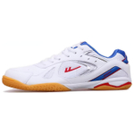 Warrior Slip Resistant, Abrasion Resistant, Lightweight Low top Training Shoes Men"s White Blue
