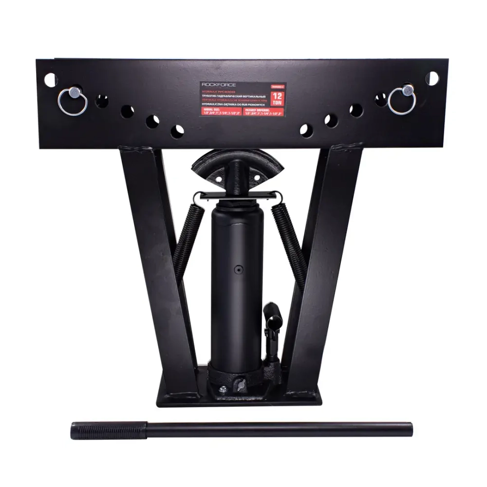 Трубогиб гидравлический вертикальный 12Т (1/2'', 3/4'', 1'', 1 1/4'', 1 1/2'', 2'') RockForce##Rock FORCE RF-03003-3