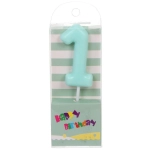 Свеча для торта Цифра Праздник «1» 9 см