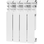 Радиатор биметаллический ROMMER Profi Bm 350 - 4 секции (подключение боковое, цвет белый)