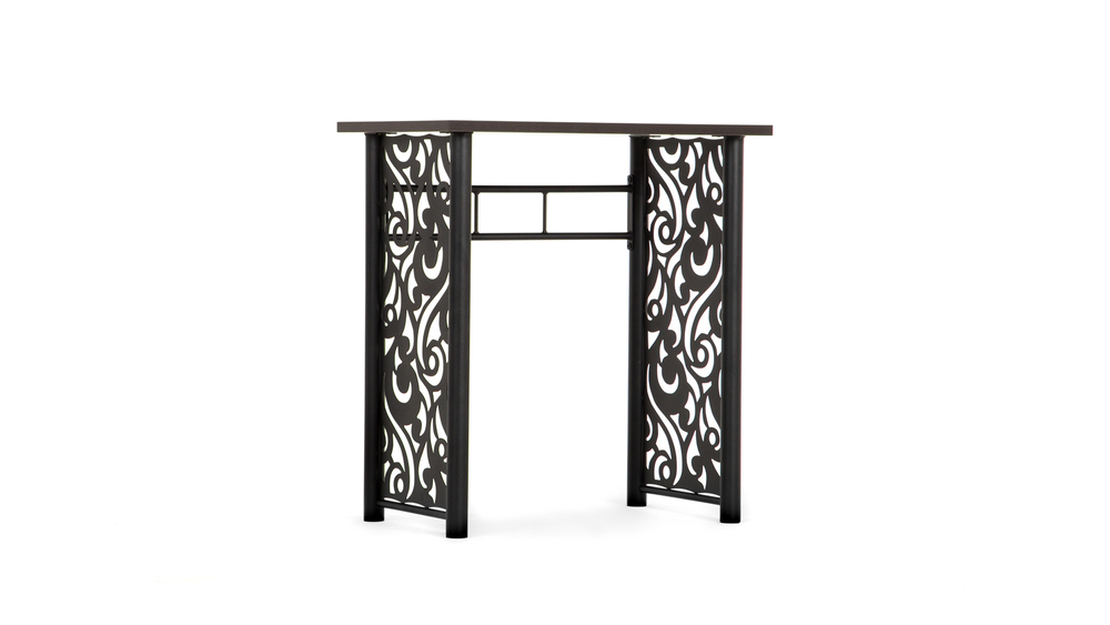 Туалетный столик Форвард Пармин черный шагрень