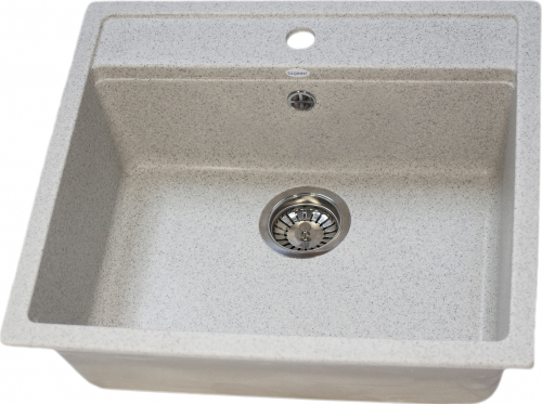 МОЙКА ULGRAN КВАДРАТНАЯ КЕРАМОГРАНИТ U-104 СЕРЫЙ 310