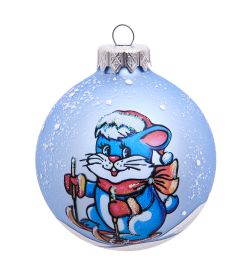 Элита НФШ-1024 Ел. украшение Шар «Зайка» 85 мм