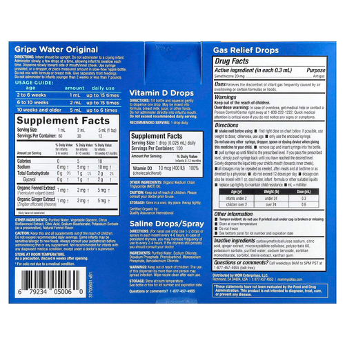 Mommy's Bliss, Newborn Essentials, набор из 4 предметов