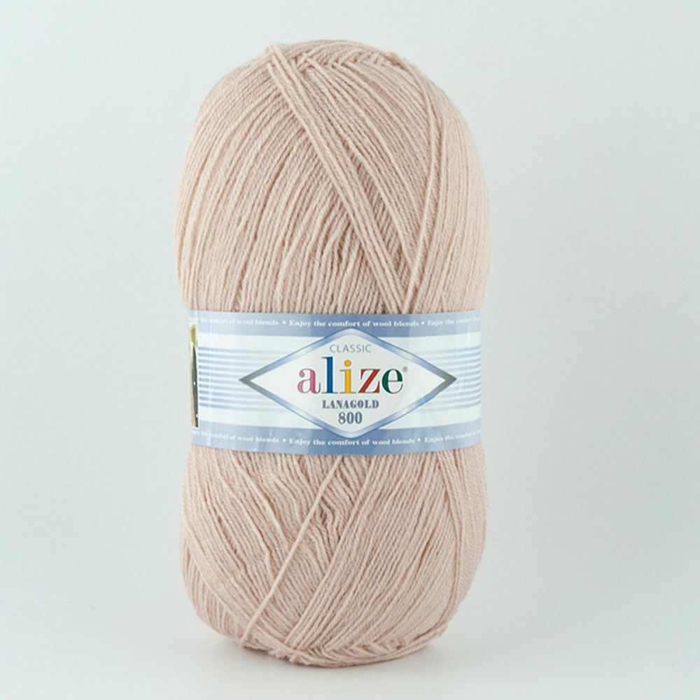ALIZE &quot;LANAGOLD 800&quot;, 49% шерсть, 51% акрил, 100 гр, 800 м, 585 камень
