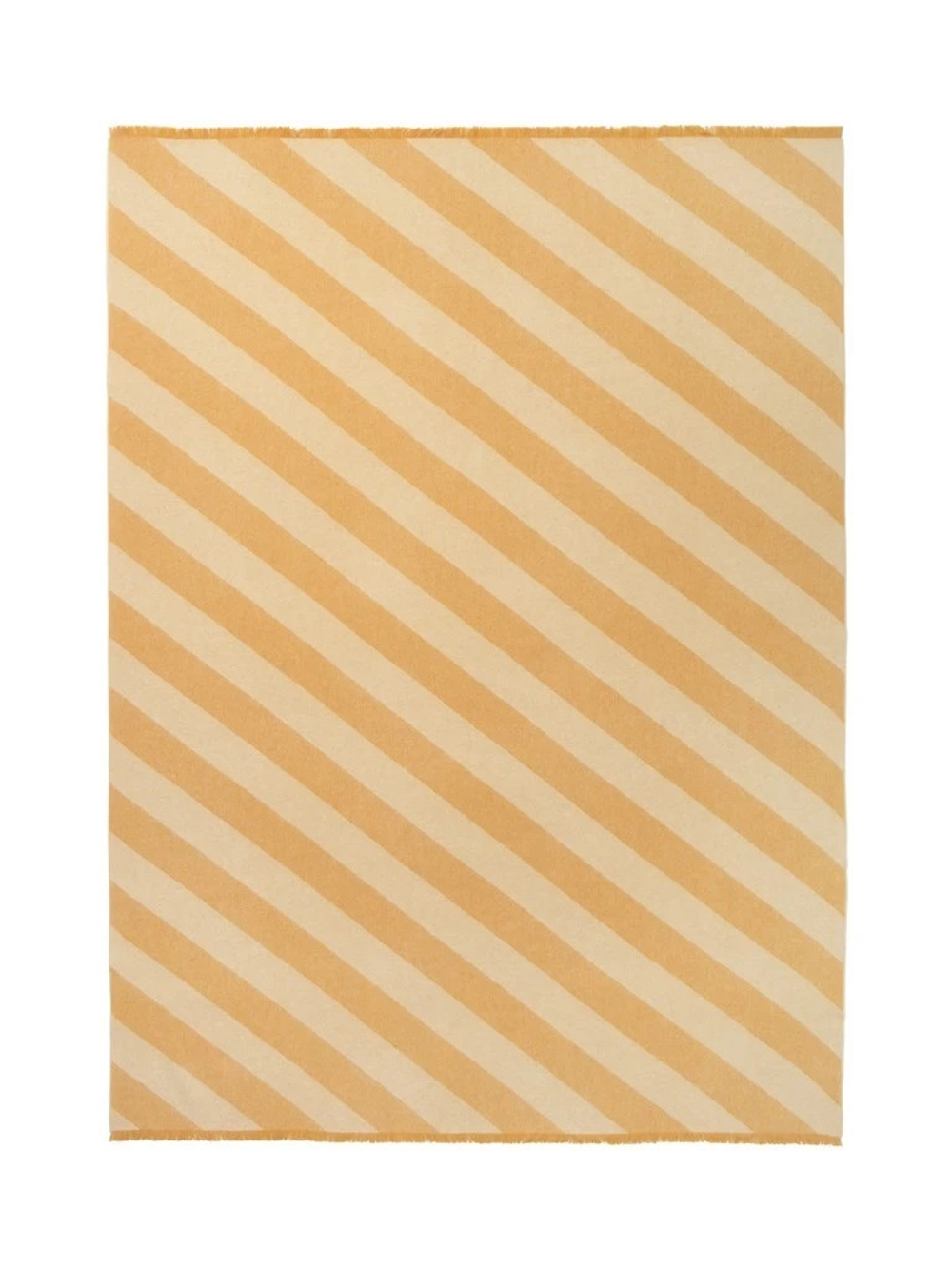Плед Без коллекции Elvang 130x190 Желтый / Бежевый