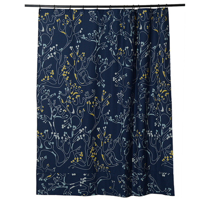 Штора для ванной с принтом "Лесные кружева", Russian North, 180х200 см