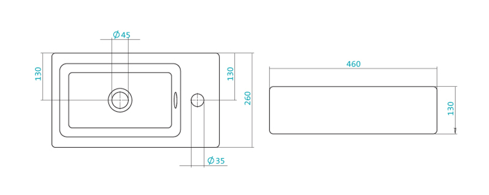 Раковина мебельная Акватон Эрис 46