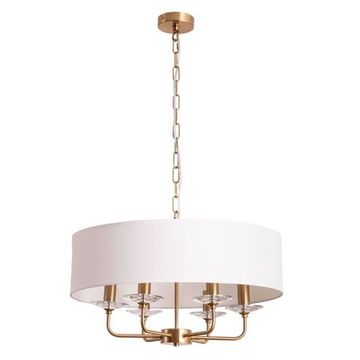 Люстра подвесная A8555SP-6AB античная бронза Jennifer Arte Lamp