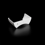 Настенный кронштейн для фронтальной установки Яндекс станций (Яндекс-Алиса) mini1, 3D печать, белый