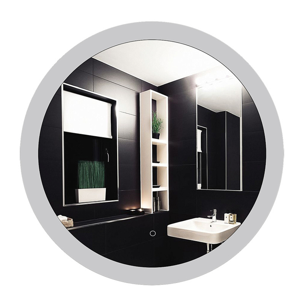 Зеркало Loranto РИО D650 круглое, с подсветкой, сенсорный выключатель с функцией диммера (CS00098031)