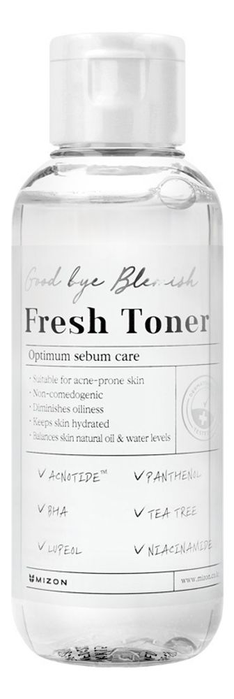 MIZON  Тонер для лица -GOOD BYE BLEMISH FRESH TONER, 120 мл