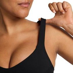 Теннисный бюстгальтер Nike Indy With Strong Support Padded Adjustable Sports Bra - Black