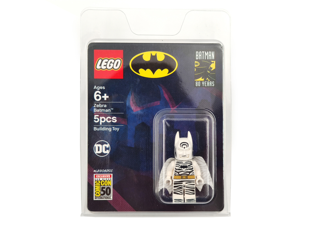 Lego Zebra Batman - SDCC 2019 Эксклюзивный блистер пак