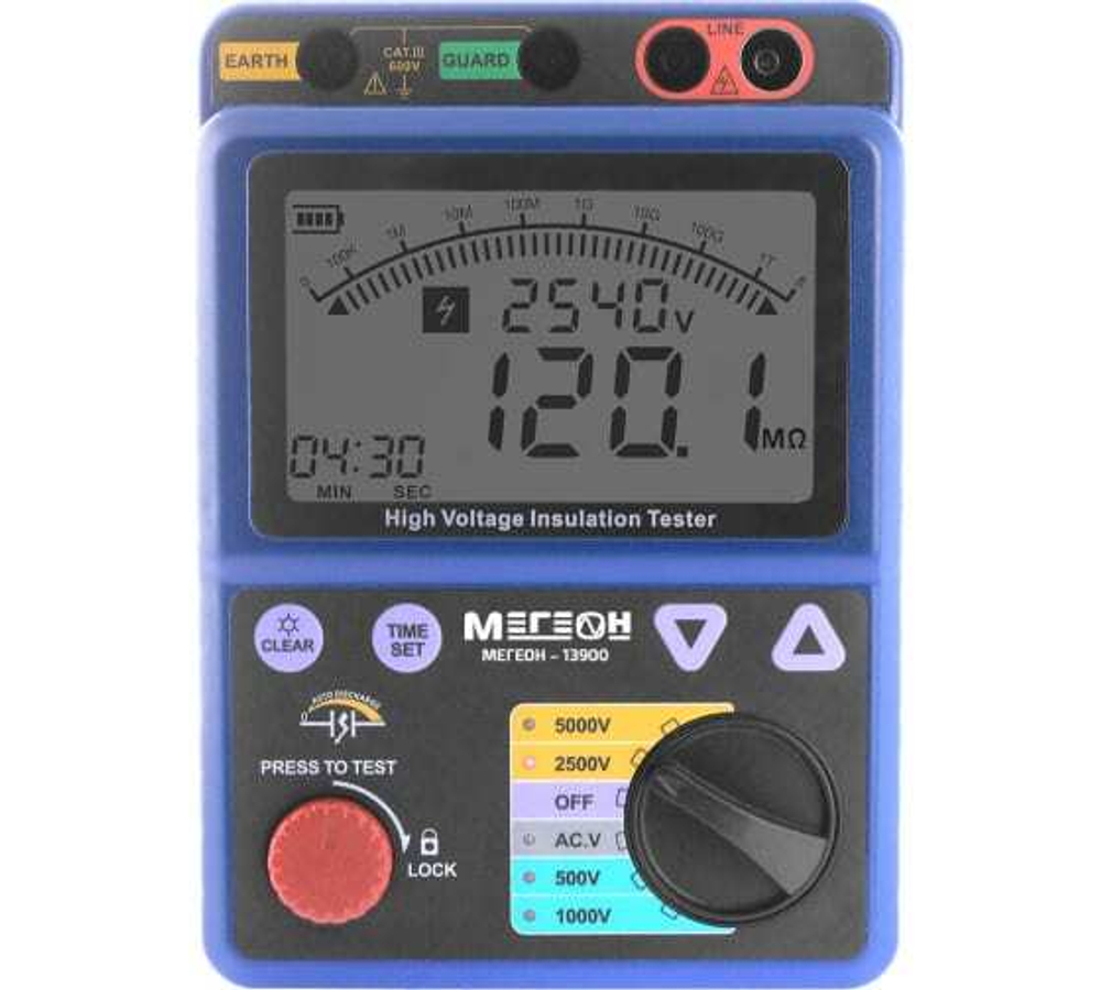 Измеритель сопротивления изоляции МЕГЕОН 13900