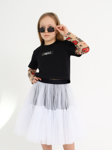 Футболка SETKA INZIBE GIRL, черная