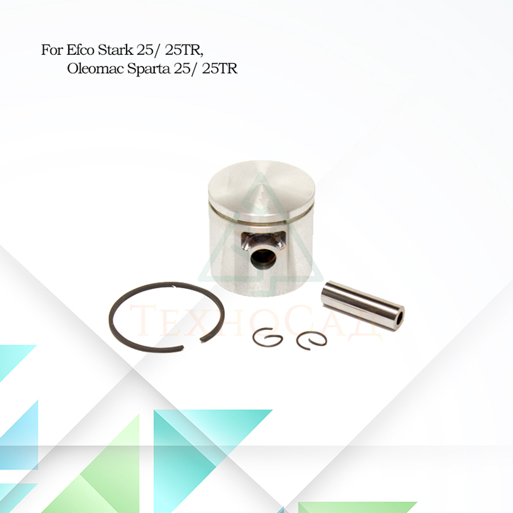 Поршень в сборе для мотокос Efco Stark 25, 25TR, Oleo-Mac Sparta 25, 25TR