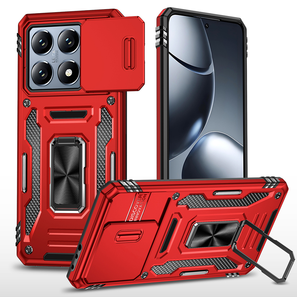 Чехол Safe Case с кольцом и защитой камеры для Xiaomi 14T