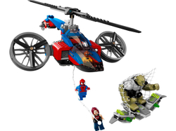 LEGO Super Heroes: Спасательная операция на вертолете Человека-Паука 76016 — Spider-Helicopter Rescue — Лего Супергерои Марвел