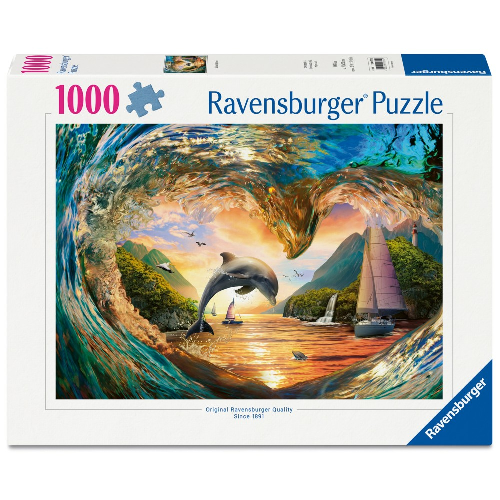 Пазл Ravensburger 017110 Дельфин на закате 1000 элементов 017110 — фото 1