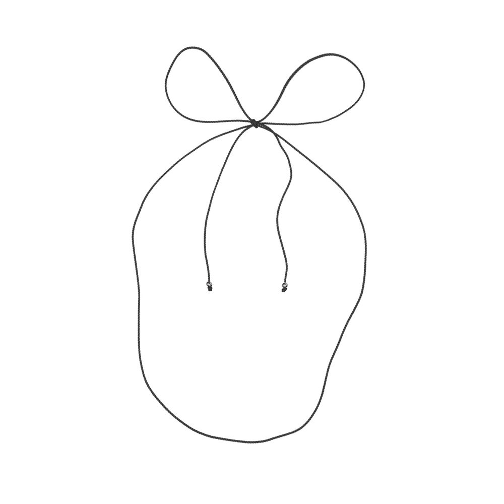 Плетенный шнурок Black