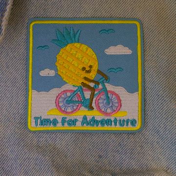 Нашивка на рюкзак и на одежду. Time For Adventure