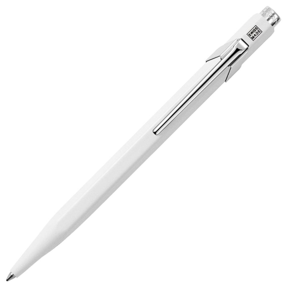 Carandache Office CLASSIC white (M) чернила: синий металл в подарочн (849.001_MTLGB)