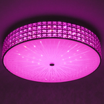 Citilux Портал CL32410G1 LED RGB Люстра хрустальная с пультом Хром