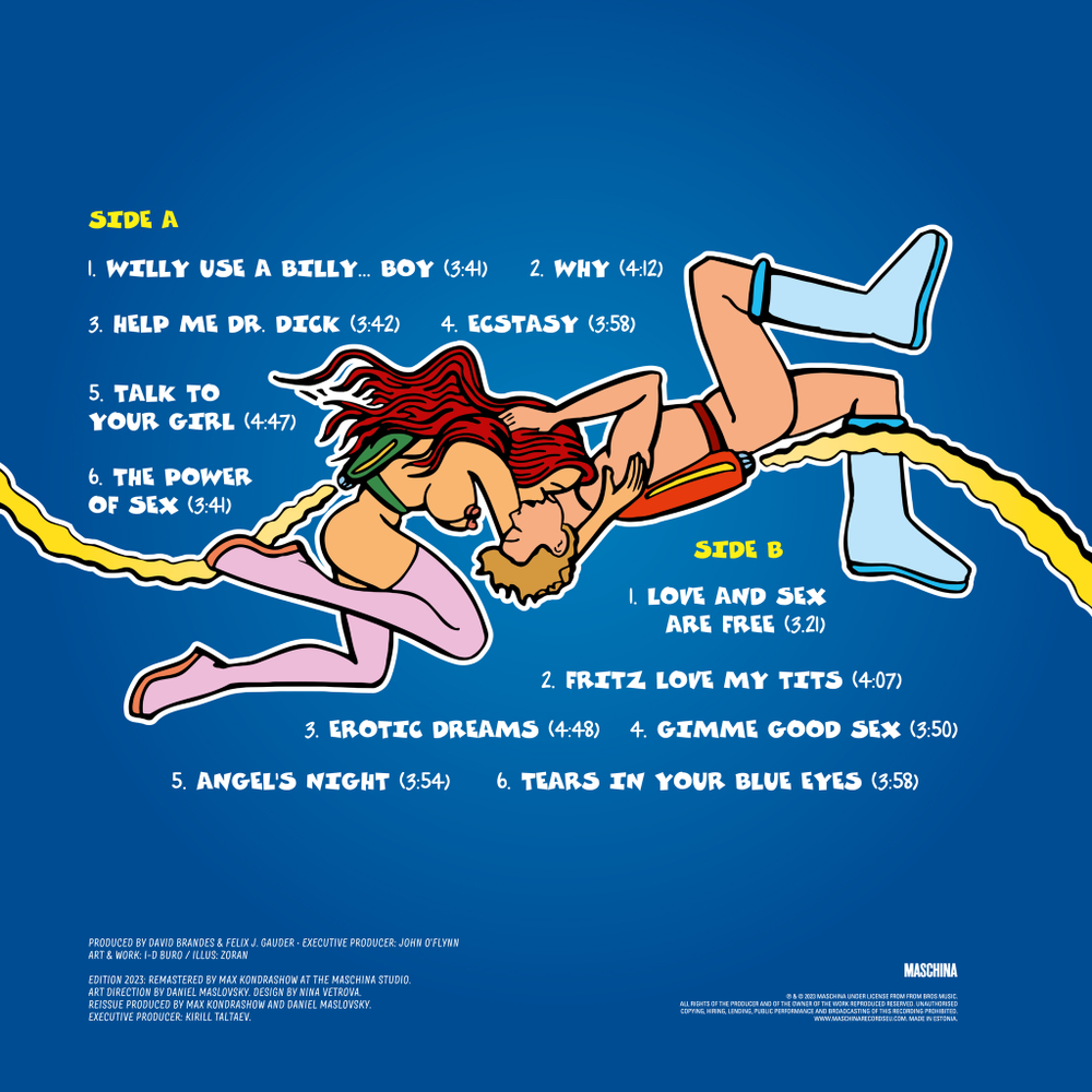 LP: E-Rotic — «The Power Of Sex» (1996/2023) [Black Vinyl]